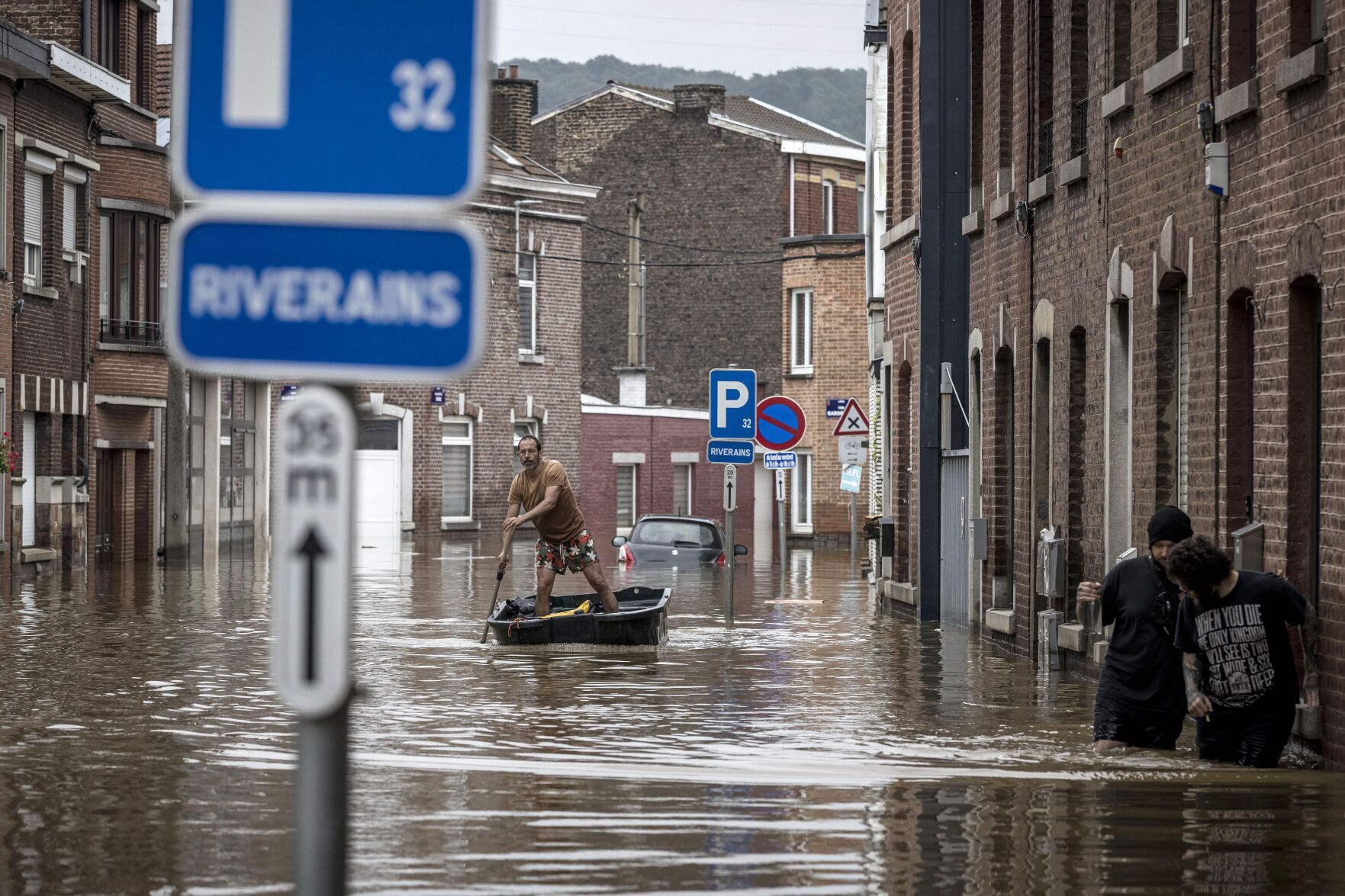 APTOPIX Belgium Europe Weather